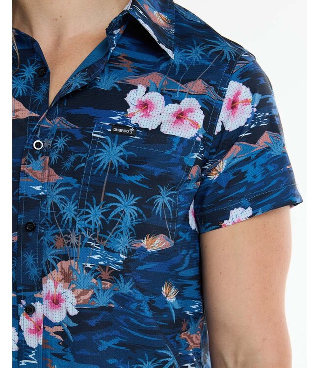 Dharco Womens Tech Party Shirt - Oasis