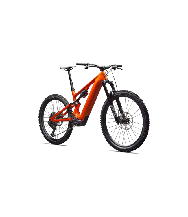 Specialized Turbo Levo Comp Carbon G4 - Gloss Orange Tint Over Silver Dust / Dark Navy