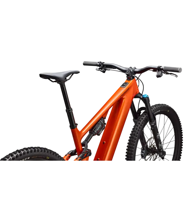 Specialized Turbo Levo Comp Carbon G4 - Gloss Orange Tint Over Silver Dust / Dark Navy