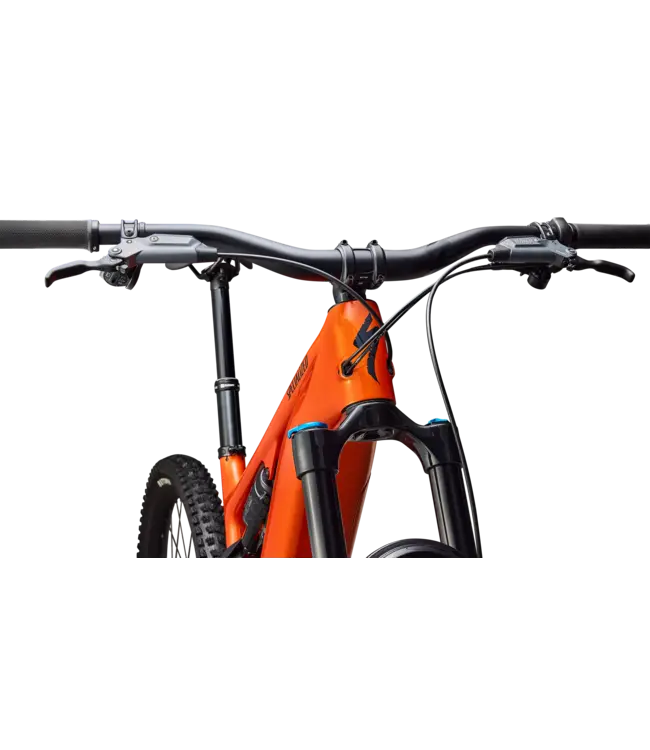 Specialized Turbo Levo Comp Carbon G4 - Gloss Orange Tint Over Silver Dust / Dark Navy
