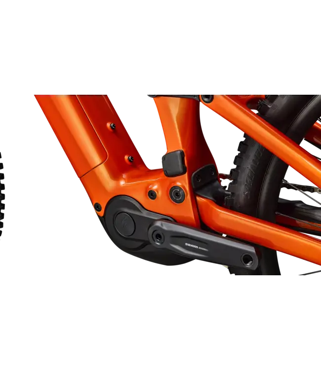 Specialized Turbo Levo 4 Comp - Gloss Orange Tint Over Silver Dust / Dark Navy