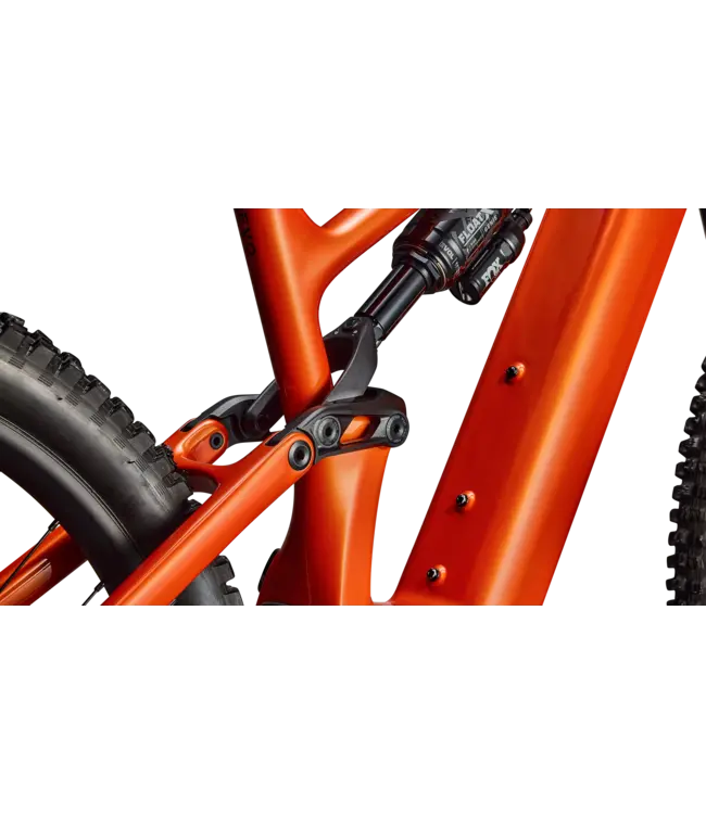 Specialized Turbo Levo Comp Carbon G4 - Gloss Orange Tint Over Silver Dust / Dark Navy