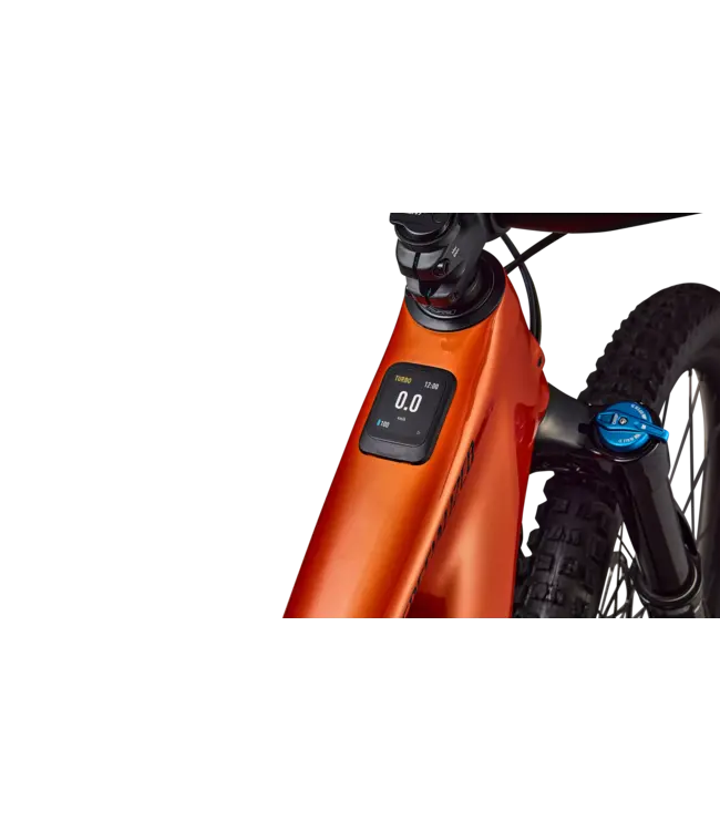 Specialized Turbo Levo Comp Carbon G4 - Gloss Orange Tint Over Silver Dust / Dark Navy