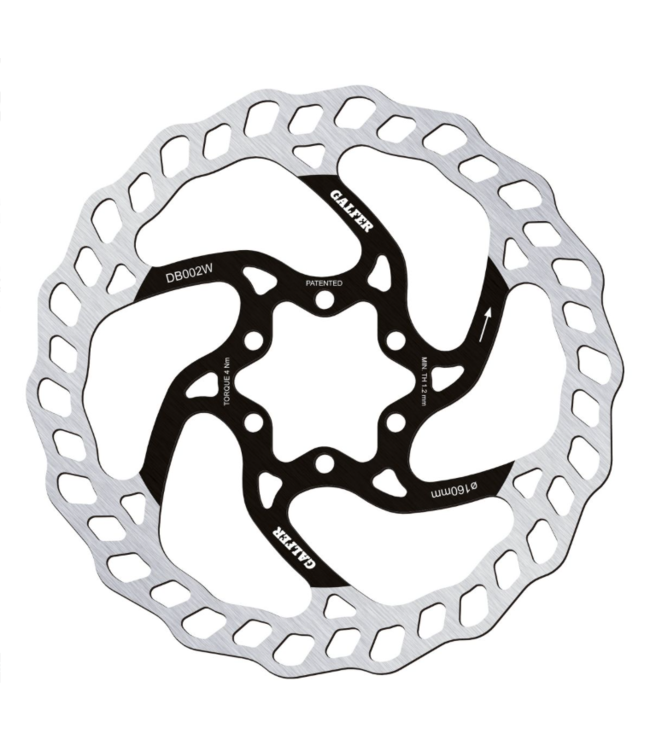 GALFER Wave Disk Rotor - 6 Bolt