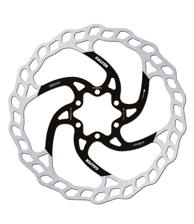 GALFER Wave Disk Rotor - 6 Bolt