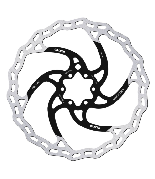 GALFER Wave Disk Rotor - 6 Bolt
