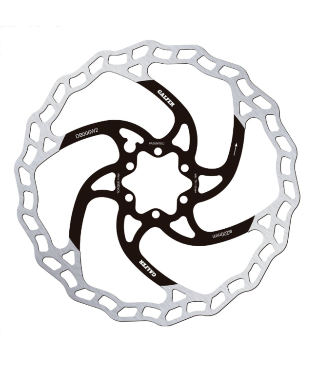 GALFER Wave Disk Rotor - 6 Bolt