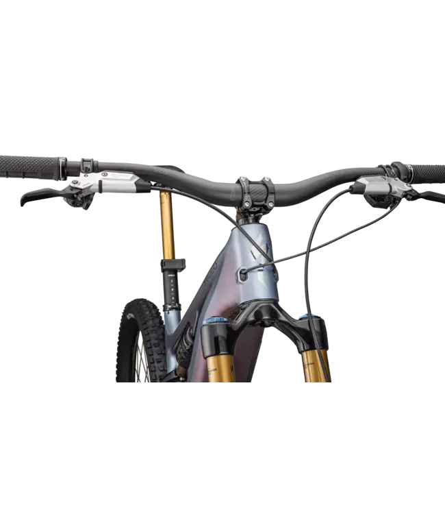 Specialized S-Works Turbo Levo 4 - Gloss Glacial Metallic / Red Pearl / Black Pearl