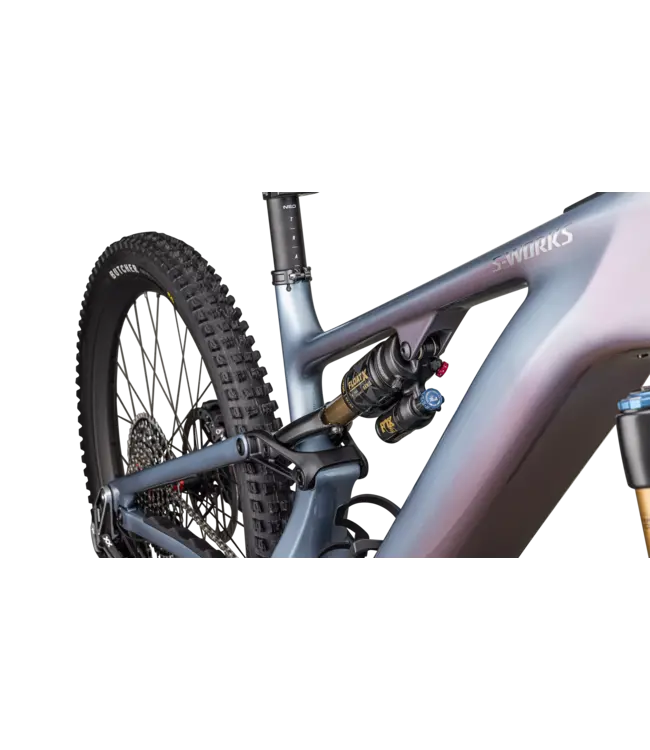 Specialized S-Works Turbo Levo 4 - Gloss Glacial Metallic / Red Pearl / Black Pearl