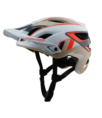 Troy Lee Designs A3 AS Helmet - Intake White