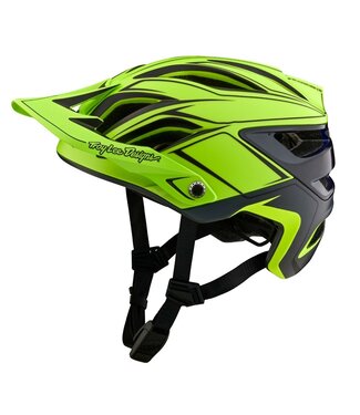 Troy Lee Designs A3 AS Helmet - Pinstripe Yellow