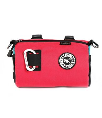 ULAC Handlebar Bag Neo Porter Coursier 2.7L with Carabiner - Pink/Teal