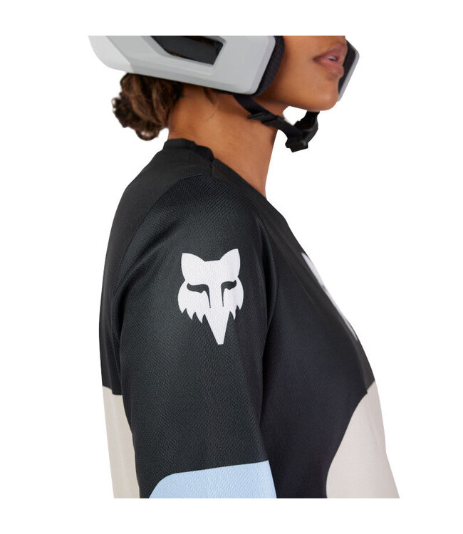 Fox Woman's Jersey - Grid Black