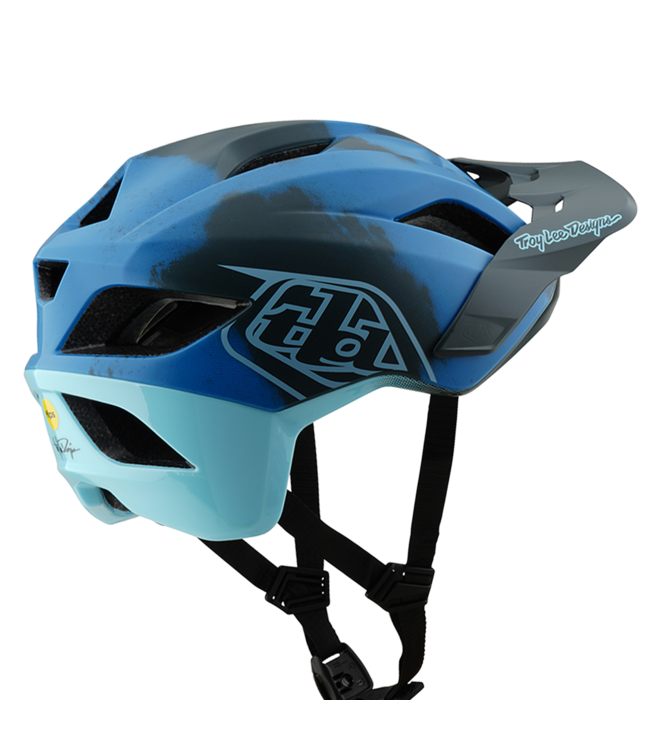 Troy Lee Designs Flowline SE Helmet - Badge Camo Blue