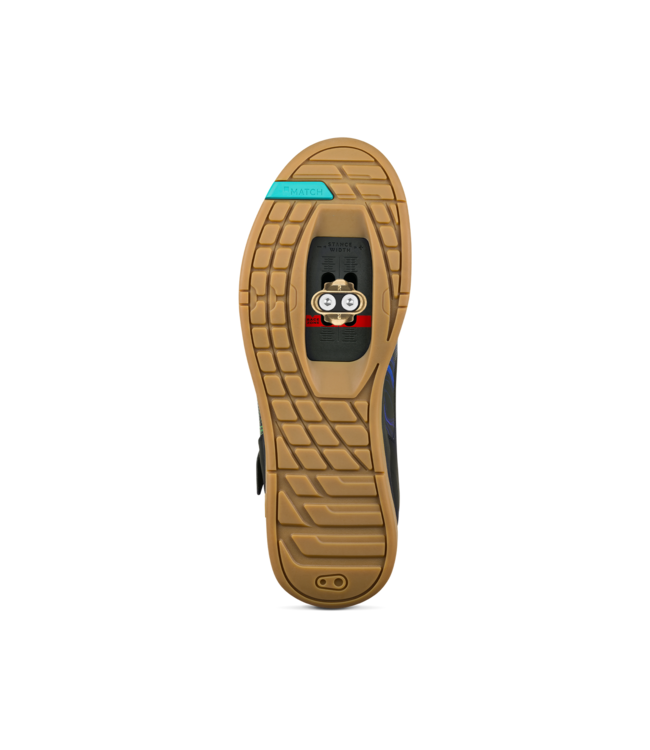 Crank Brothers Mallet Boa Shoes - Black / Blue Swirl