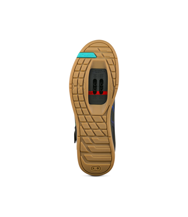 Crank Brothers Mallet Boa Shoes - Black / Blue Swirl