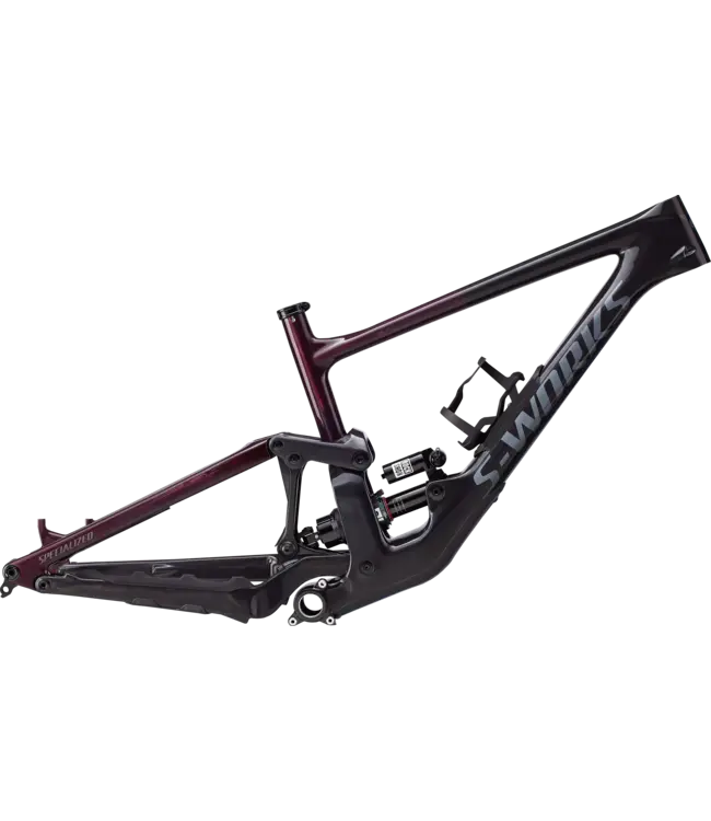 Specialized S-Works Enduro Frameset - Gloss Rebel Pink Tint Carbon / Fog Tint