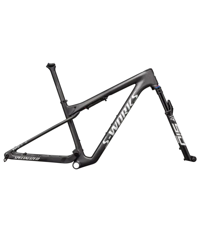 Specialized S-Works Epic World Cup Frameset - Satin Smoke Granite / Metallic White Silver