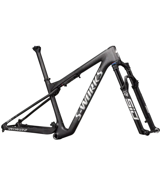 Specialized S-Works Epic World Cup Frameset - Satin Smoke Granite / Metallic White Silver