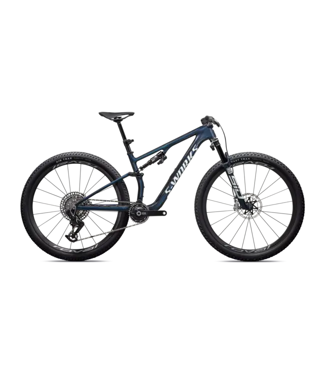 Specialized S-Works Epic 8 - Gloss Cyan Blue Pearl / Metallic White Silver