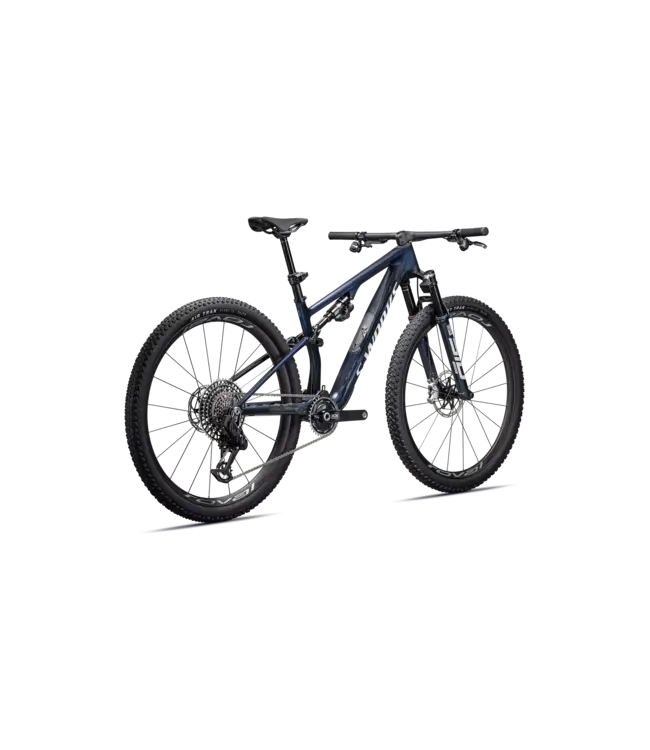 Specialized S-Works Epic 8 - Gloss Cyan Blue Pearl / Metallic White Silver