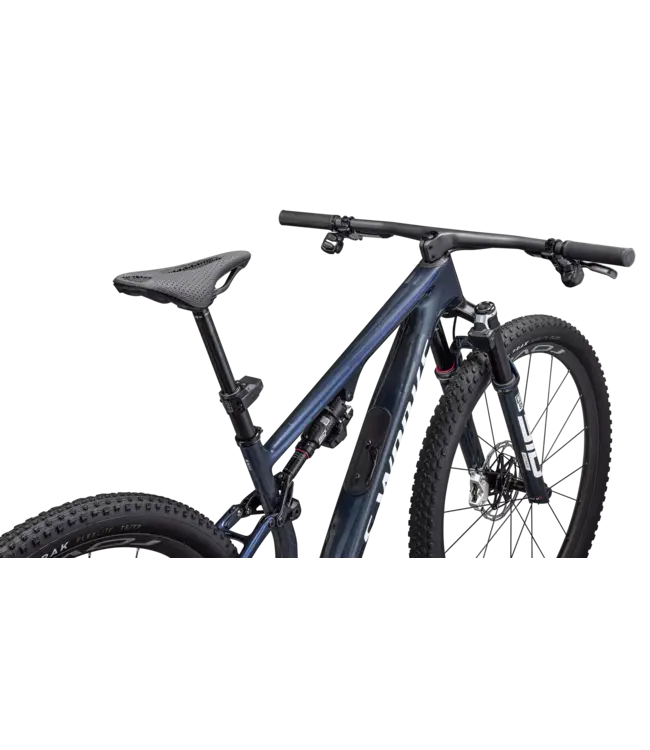 Specialized S-Works Epic 8 - Gloss Cyan Blue Pearl / Metallic White Silver