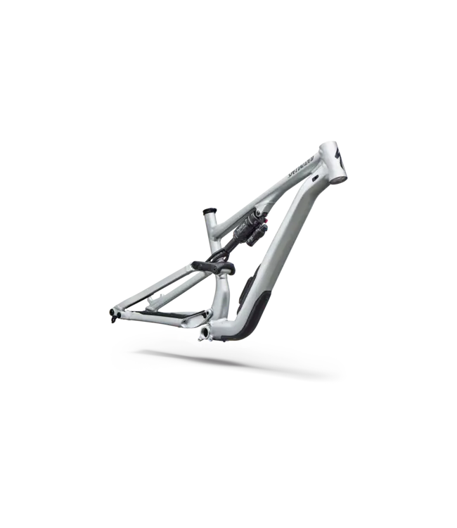 Specialized Stumpjumper 15 EVO Alloy Frameset - Satin Brushed Aluminum / Cast Blue