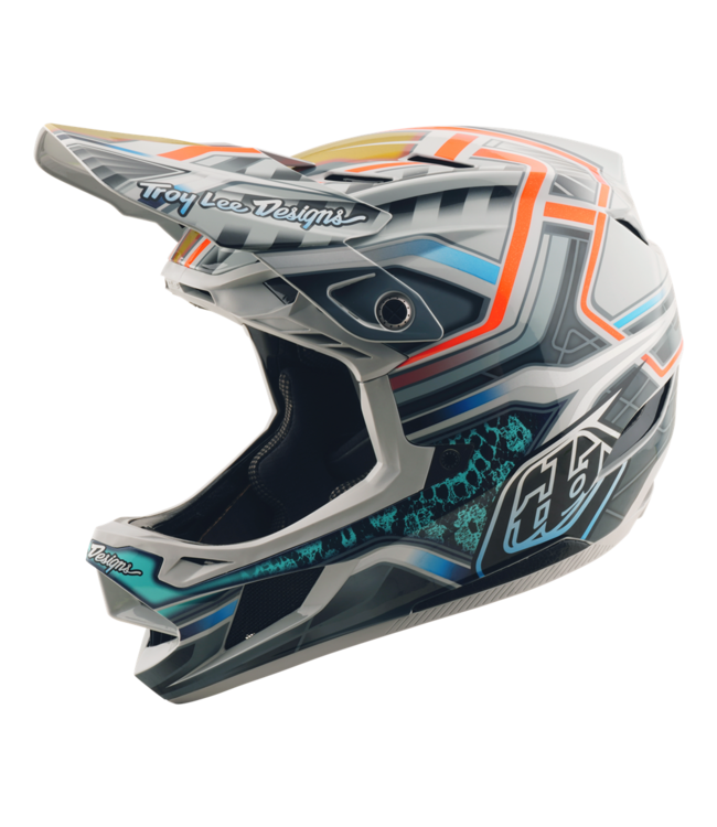 Troy Lee Designs D4 AS Composite Helmet - Lowrider Gray