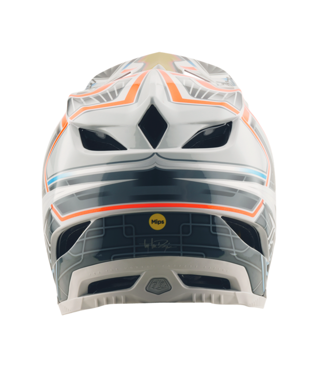 Troy Lee Designs D4 AS Composite Helmet - Lowrider Gray