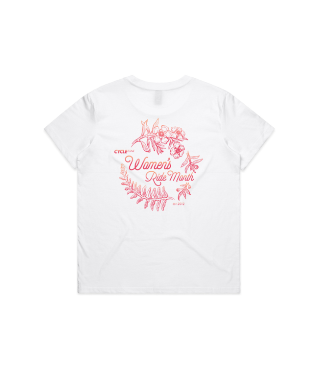 Womans Ride Month Tee 2025 - White