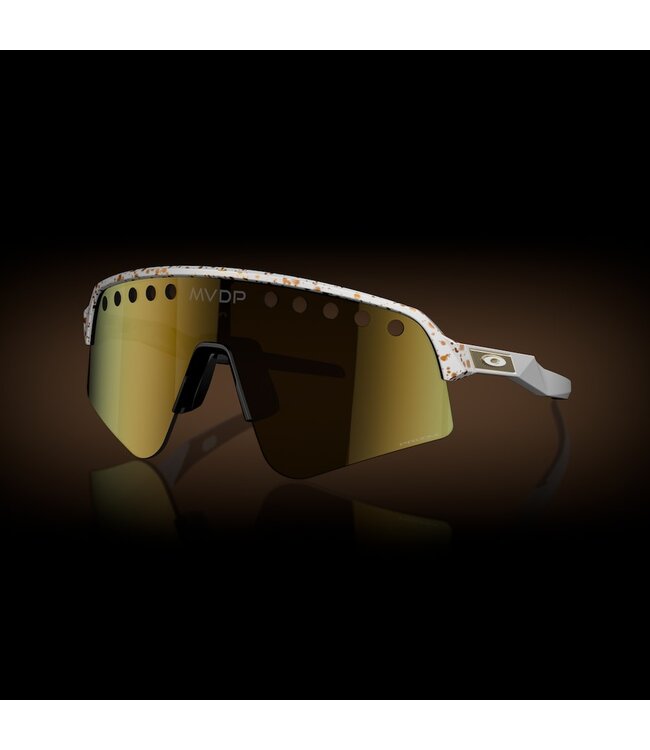 Oakley Sutro Lite Sweep - Red / Gold Splatter / Prizm 24K Lens