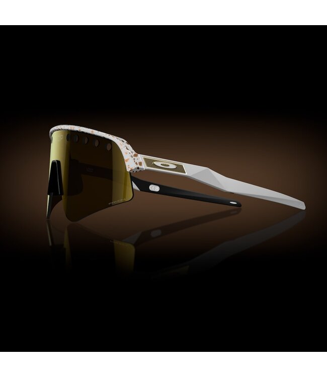 Oakley Sutro Lite Sweep - Red / Gold Splatter / Prizm 24K Lens