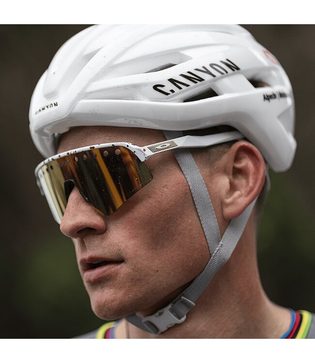 Oakley Sutro Lite Sweep - Red / Gold Splatter / Prizm 24K Lens