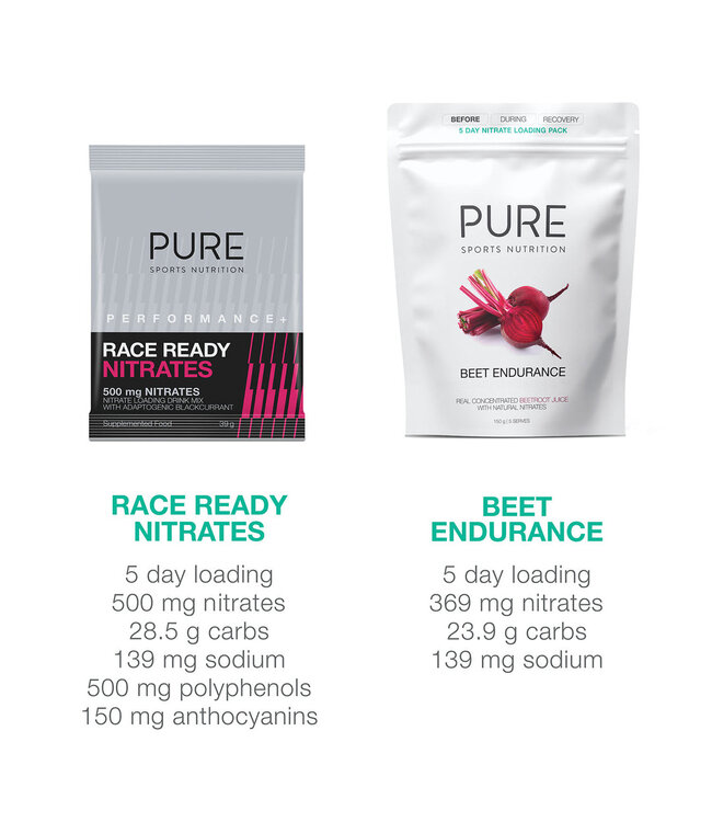 Pure Sports Nutrition Pure Performance + Race Ready Nitrates 39g - 5 Pack