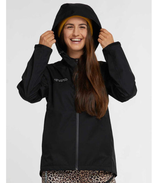Dharco Womans Rain Jacket - Stealth