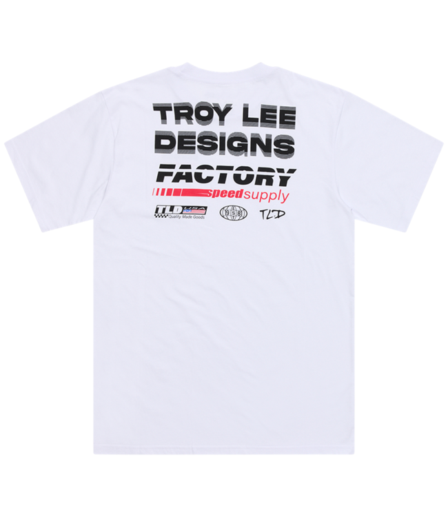 Troy Lee Designs Short Sleeve Tee - Factory White