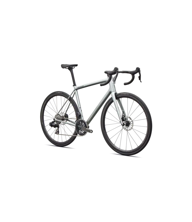 Specialized Aethos 2 Pro - Gloss Shadow Silver / Emerald Metallic