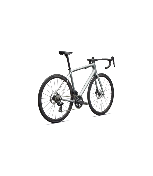 Specialized Aethos 2 Pro - Gloss Shadow Silver / Emerald Metallic