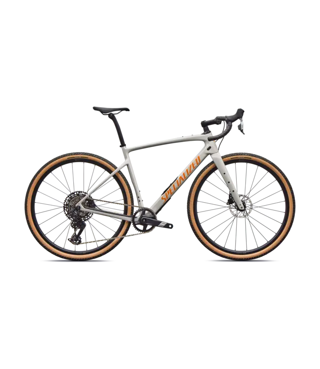 Specialized Diverge 4 Comp Carbon - Dolomite Metallic / Orange Zest