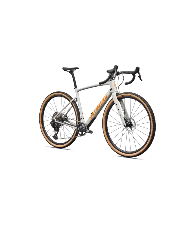 Specialized Diverge 4 Comp Carbon - Dolomite Metallic / Orange Zest