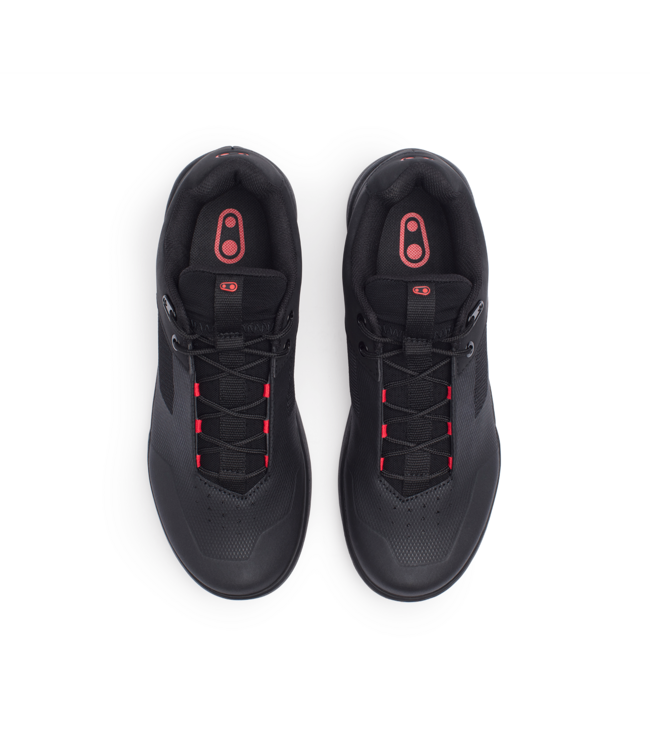 Crank Brothers Stamp Lace Shoes - Black / Red