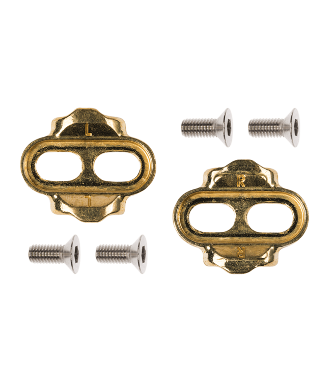 Crank Brothers Cleat MTB Standard release15deg release 6deg float Gold