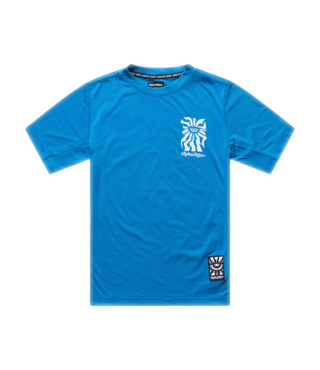 Troy Lee Designs Youth Skyline Ride Jersey - One Eye Aero Blue