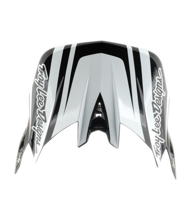 Troy Lee Designs D4 Polyacrylite Helmet - The Line Charcoal / White