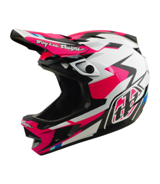 Troy Lee Designs D4 Polyacrylite Helmet - Roamer Magenta