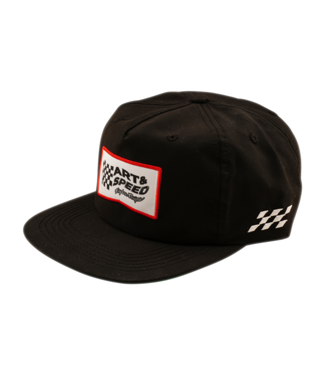 Troy Lee Designs Unconstructed Snapback Hat - Black