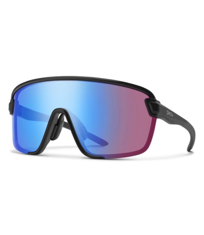 Smith Optics Bobcat - Matte Black / ChromaPop Low Light Rose Blue Mirror