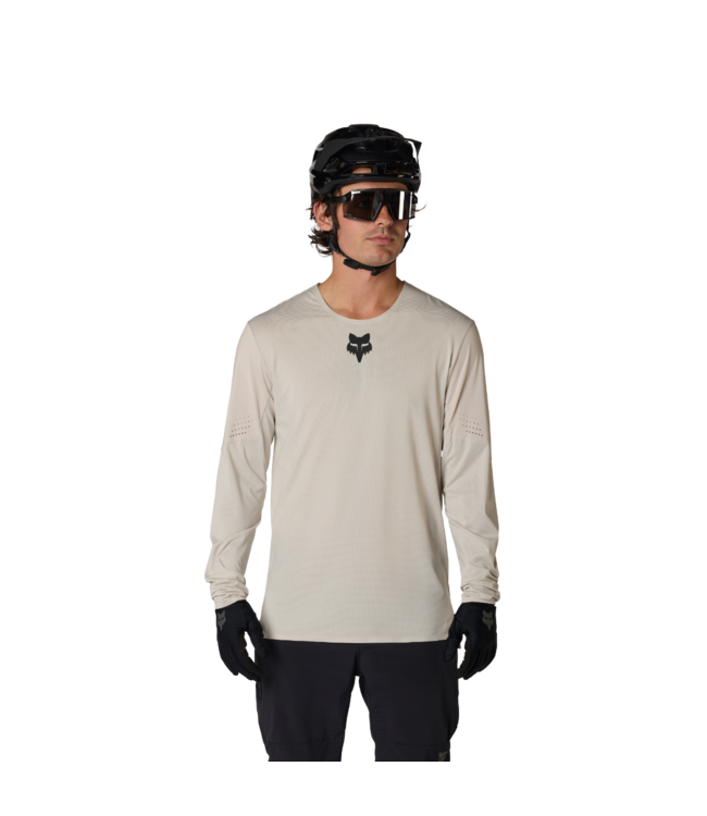 Fox Flexair Long Sleeve Jersey - Chalk