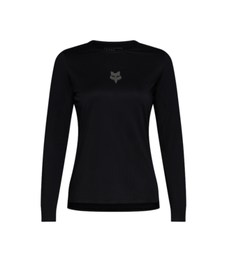 Fox Woman's Flexair Long Sleeve Jersey - Black