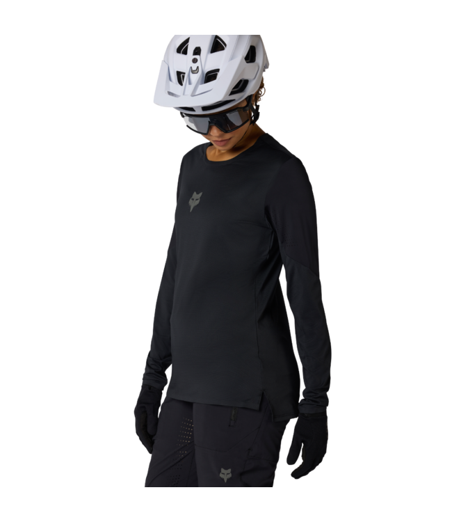Fox Woman's Flexair Long Sleeve Jersey - Black